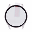 For Samsung Galaxy Watch7 40mm Watch Case Hard PC Cover with Tempered Glass Screen Film - Starlight - 2