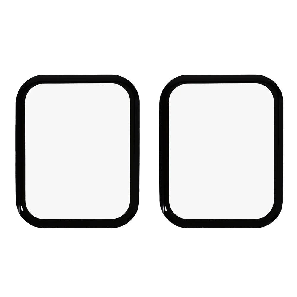 2Pcs / Pack For COLMI P81 Watch Screen Protector HD Clear PMMA Film (Black Edge) - Black - 2