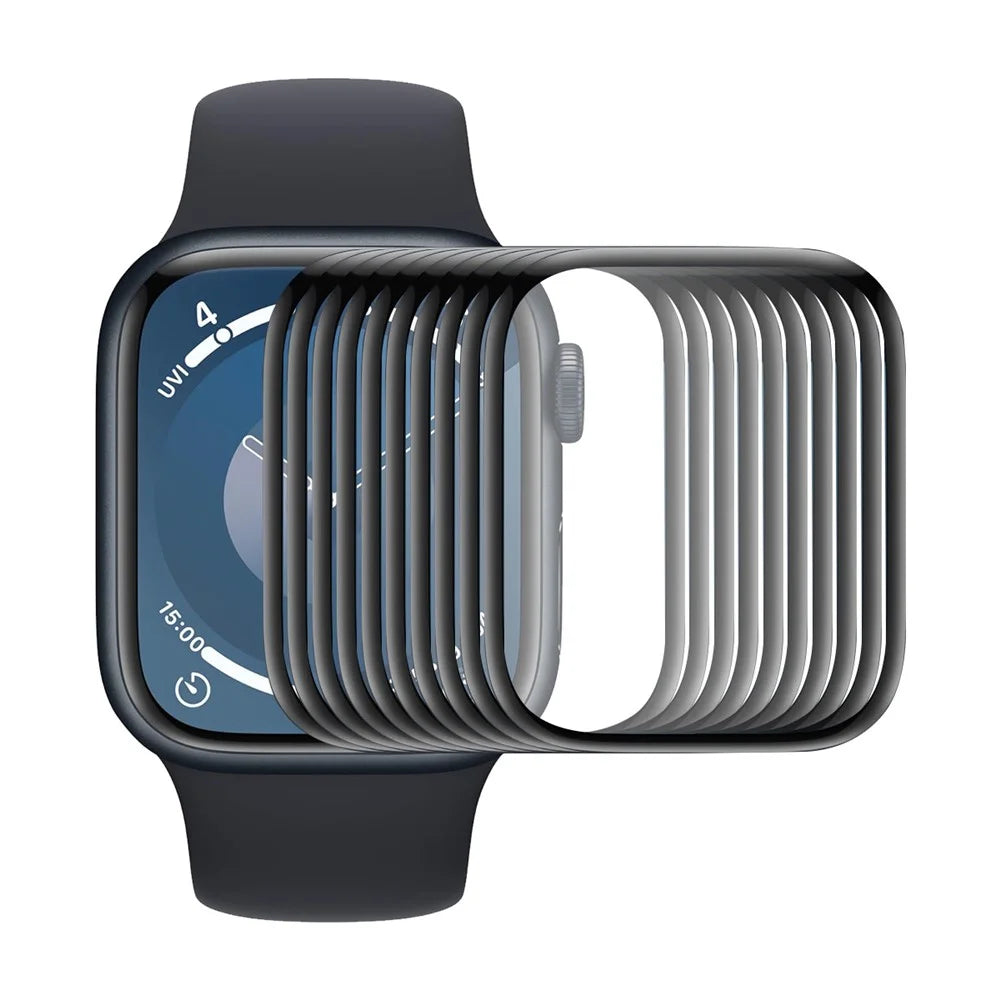 ENKAY HAT PRINCE For Apple Watch Series 11 42mm / 10 42mm 10Pcs Screen Protector   3D Curved PC + PMMA Ultra Clear Film - Transparent - 1