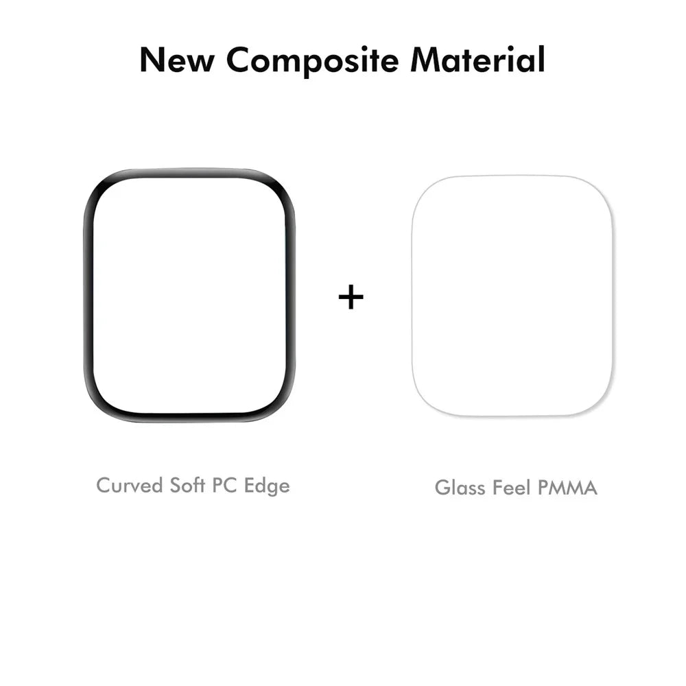 ENKAY HAT PRINCE For Apple Watch Series 11 42mm / 10 42mm 10Pcs Screen Protector   3D Curved PC + PMMA Ultra Clear Film - Transparent - 3