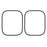 2Pcs  /  Pack For Apple Watch Ultra 2 49mm Watch Screen Protector HD Clear PMMA Film (Black Edge) - Black - 2
