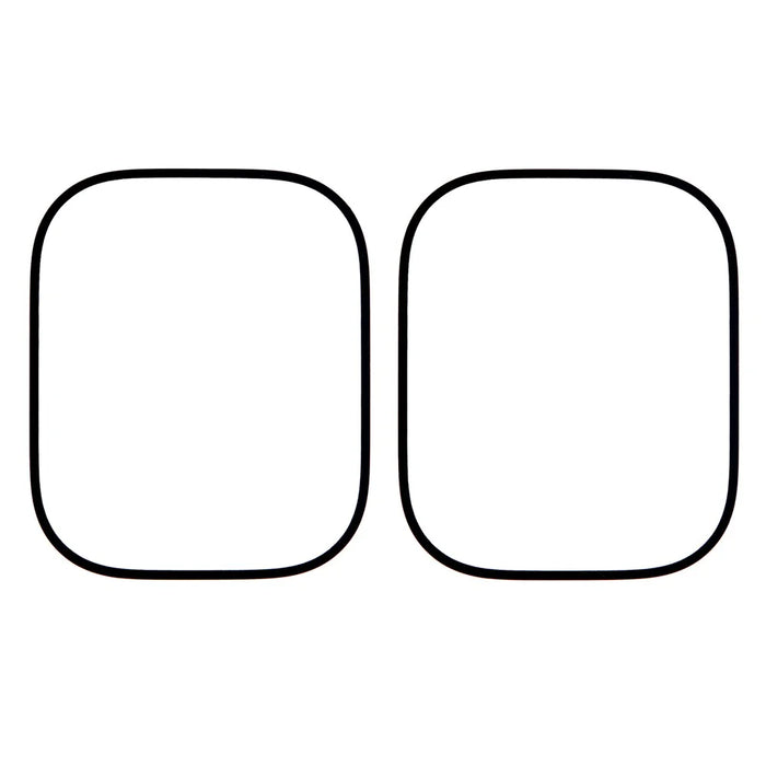 2Pcs  /  Pack For Apple Watch Ultra 2 49mm Watch Screen Protector HD Clear PMMA Film (Black Edge) - Black - 2