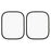 2Pcs / Pack For Apple Watch Series 11 46mm / 10 46mm Watch Screen Protector HD Clear PMMA Film (Black Edge) - Black - 2