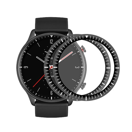 ENKAY 2Pcs/Pack 3D Curved Soft Scale PC Edge + PMMA Full Coverage HD Screen Protector for Amazfit GTR 2 - 1