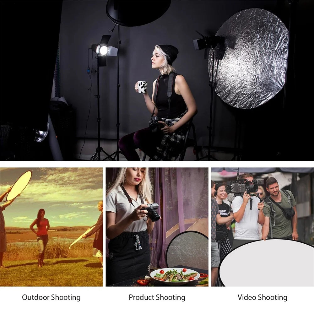 PULUZ 80cm 5 in 1 Photography Reflector Board Folding Photo Studio Reflector Disc - 6
