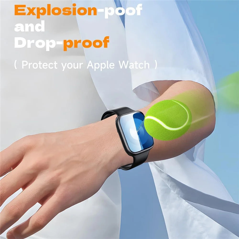 2Pcs For Apple Watch Ultra 3 / Ultra 2 / Ultra 49mm Watch Screen Protector PMMA Composite Film with Auxiliary Tool - 7
