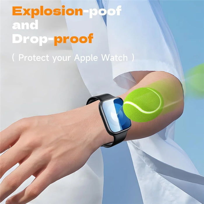 2Pcs Watch Screen Protector For Apple Watch SE3 / SE2 / SE1 / 6 / 5 / 4 40m Watch PMMA Composite Film with Auxiliary Tool - 7