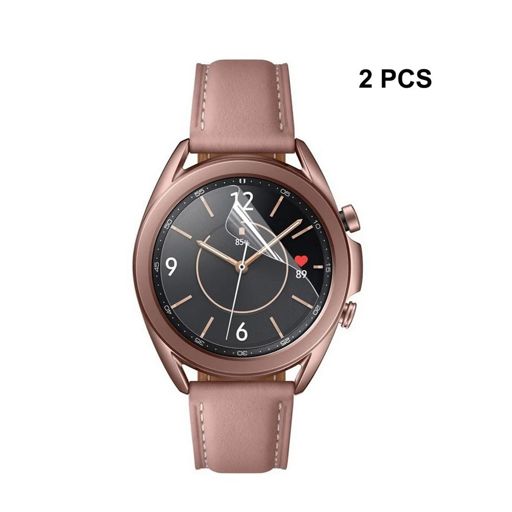 HAT PRINCE 2Pcs/Pack HD PET Smart Watch Screen Protector for Samsung Galaxy Watch3 41mm - 2