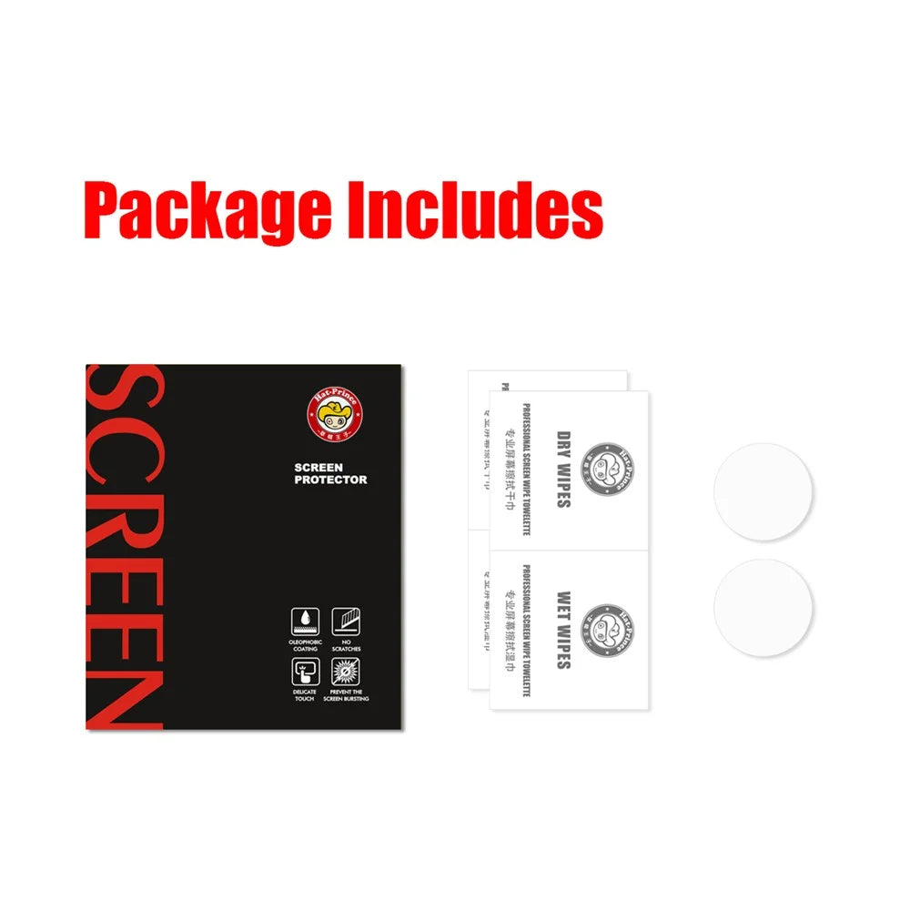 HAT PRINCE 2Pcs/Pack HD PET Smart Watch Screen Protector for Samsung Galaxy Watch3 41mm - 4