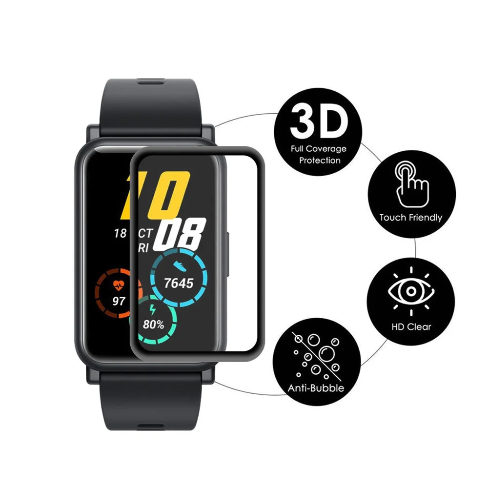 ENKAY HAT PRINCE 3D Curved Soft PC Edge + PMMA Full Coverage HD Screen Protector for Honor Watch ES - 2