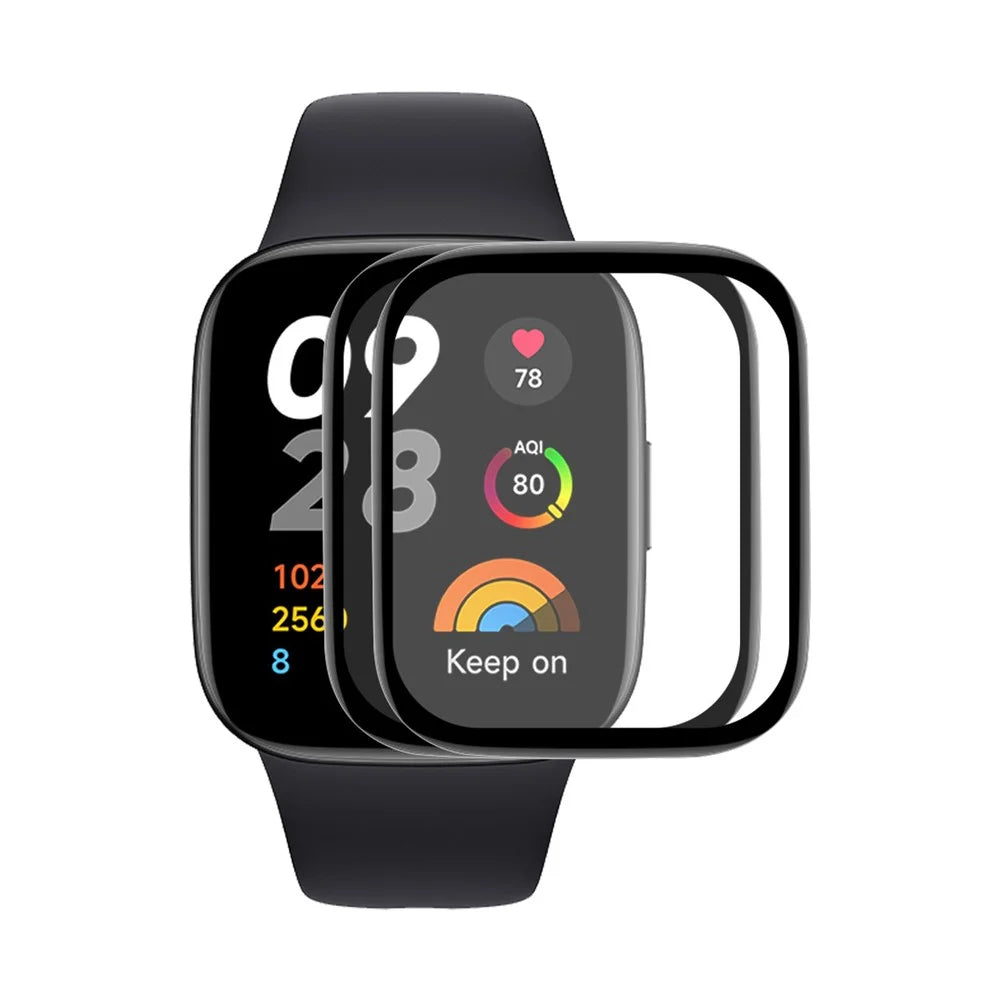 ENKAY HAT PRINCE For Xiaomi Redmi Watch 5 Active 2Pcs Screen Protector   3D Curved PC + PMMA Ultra Clear Film - Transparent - 1