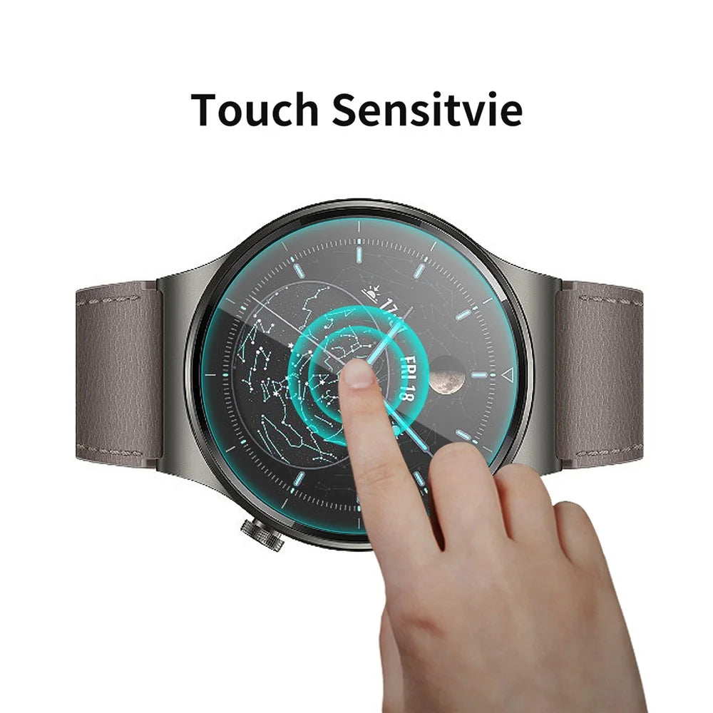 ENKAY 2Pcs/Pack for Huawei Watch GT 2 Pro 0.2mm 9H 2.15D Tempered Glass Screen Films - 3
