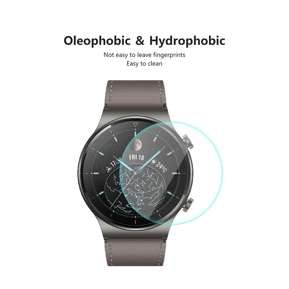 ENKAY 2Pcs/Pack for Huawei Watch GT 2 Pro 0.2mm 9H 2.15D Tempered Glass Screen Films - 4