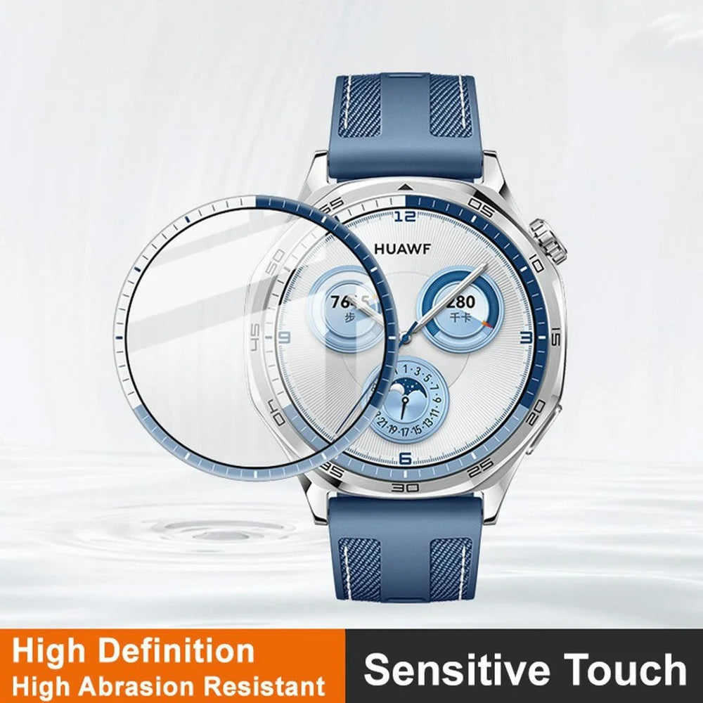 IMAK For Huawei Watch GT 5 46mm Screen Protector Anti-Scratch PMMA Watch Film (Colorful Edge) - 3