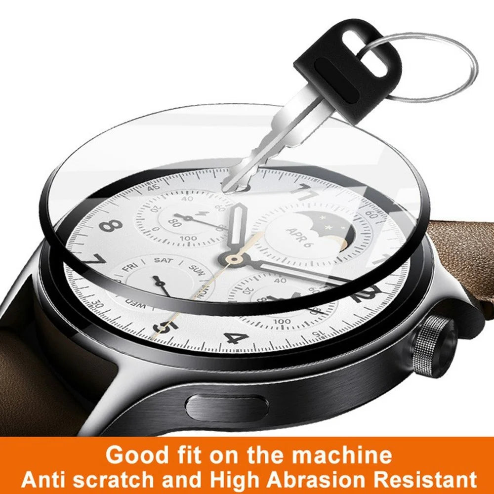 IMAK For Huawei Watch GT 5 46mm Screen Protector Anti-Scratch PMMA Watch Film (Colorful Edge) - 5