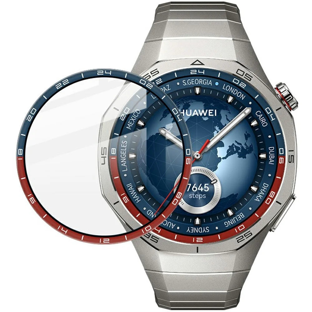 IMAK For Huawei Watch GT 5 Pro 46mm Screen Protector Anti-Scratch PMMA Watch Film (Colorful Edge) - 1