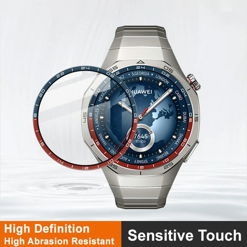 IMAK For Huawei Watch GT 5 Pro 46mm Screen Protector Anti-Scratch PMMA Watch Film (Colorful Edge) - 3