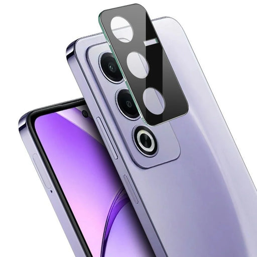 IMAK For Oppo A3 Pro (India) 5G Tempered Glass Lens Film+Acrylic Cap (Black Version) - 2