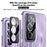 IMAK For Oppo A3 Pro (India) 5G Tempered Glass Lens Film+Acrylic Cap (Black Version) - 6
