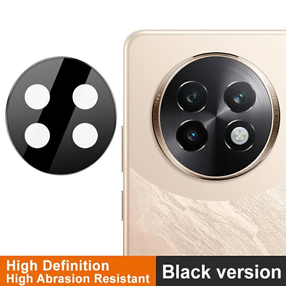 IMAK For Realme Realme 13+ 5G / 13 Pro 5G (China) Camera Lens Protector Tempered Glass HD Clear Lens Film (Black Version) - 4