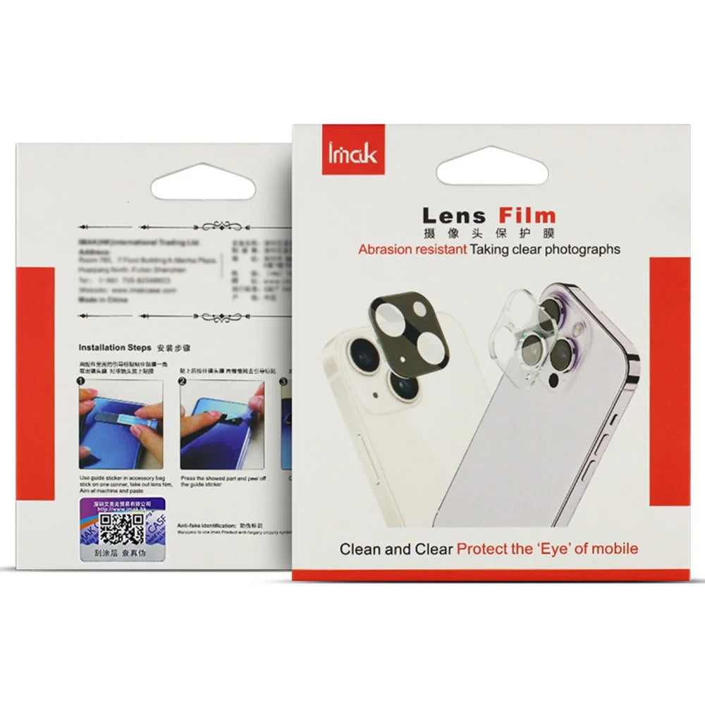 IMAK For vivo Y300 Pro 5G Camera Lens Protector Tempered Glass HD Clear Lens Film (Black Version) - 5