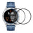 2Pcs / Pack For Huawei Watch GT 5 41mm Watch Screen Protector HD Clear PMMA Film (Black Edge) - Black - 1