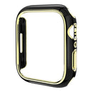 Bulk Purchasing For Apple Watch SE3 / SE2 / SE1 /  6 / 5 / 4 44mm Watch Case Quick Release Electroplating PC Watch Cover - Black / Gold - 1
