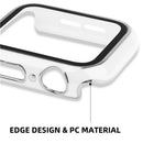 Bulk Purchasing Watch Case For Apple Watch Series 9 / 8 / 7 41mm Electroplating PC Cover with Tempered Glass Screen Film - Silver - 2