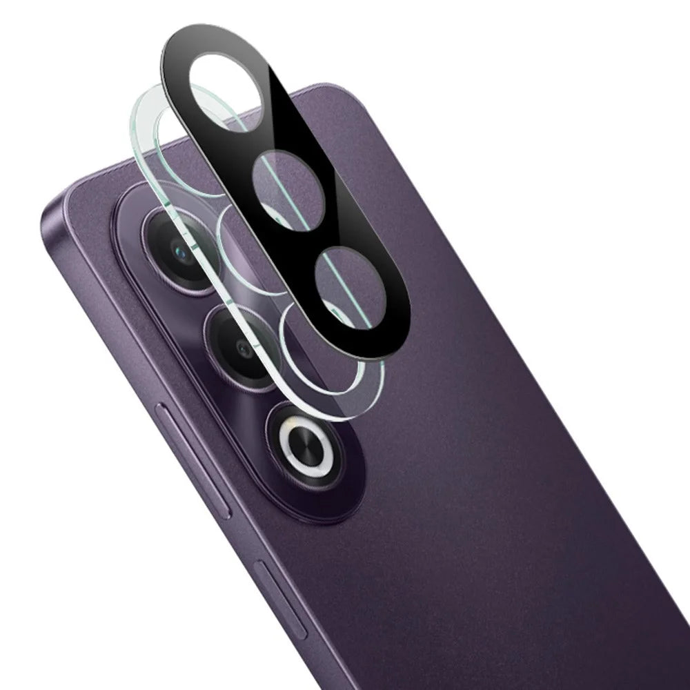 IMAK For Oppo K12x 5G (India) Tempered Glass Lens Film+Acrylic Cap (Black Version) - 1