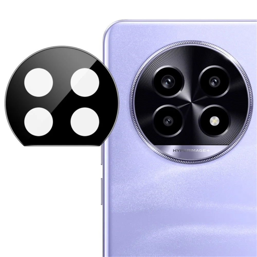 IMAK For Realme 13 Pro 5G (Global) / 13 Pro+ 5G (Global) / 13 Pro+ 5G (China) Camera Lens Protector Tempered Glass HD Clear Lens Film (Black Version) - 1