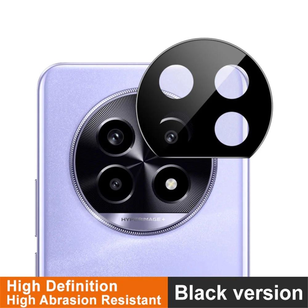 IMAK For Realme 13 Pro 5G (Global) / 13 Pro+ 5G (Global) / 13 Pro+ 5G (China) Camera Lens Protector Tempered Glass HD Clear Lens Film (Black Version) - 3