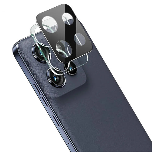 IMAK For Motorola Moto S50 5G / Thinkphone 25 5G / Edge 60 Neo 5G / 50 Neo 5G Tempered Glass Lens Film+Acrylic Cap (Black Version) - 1