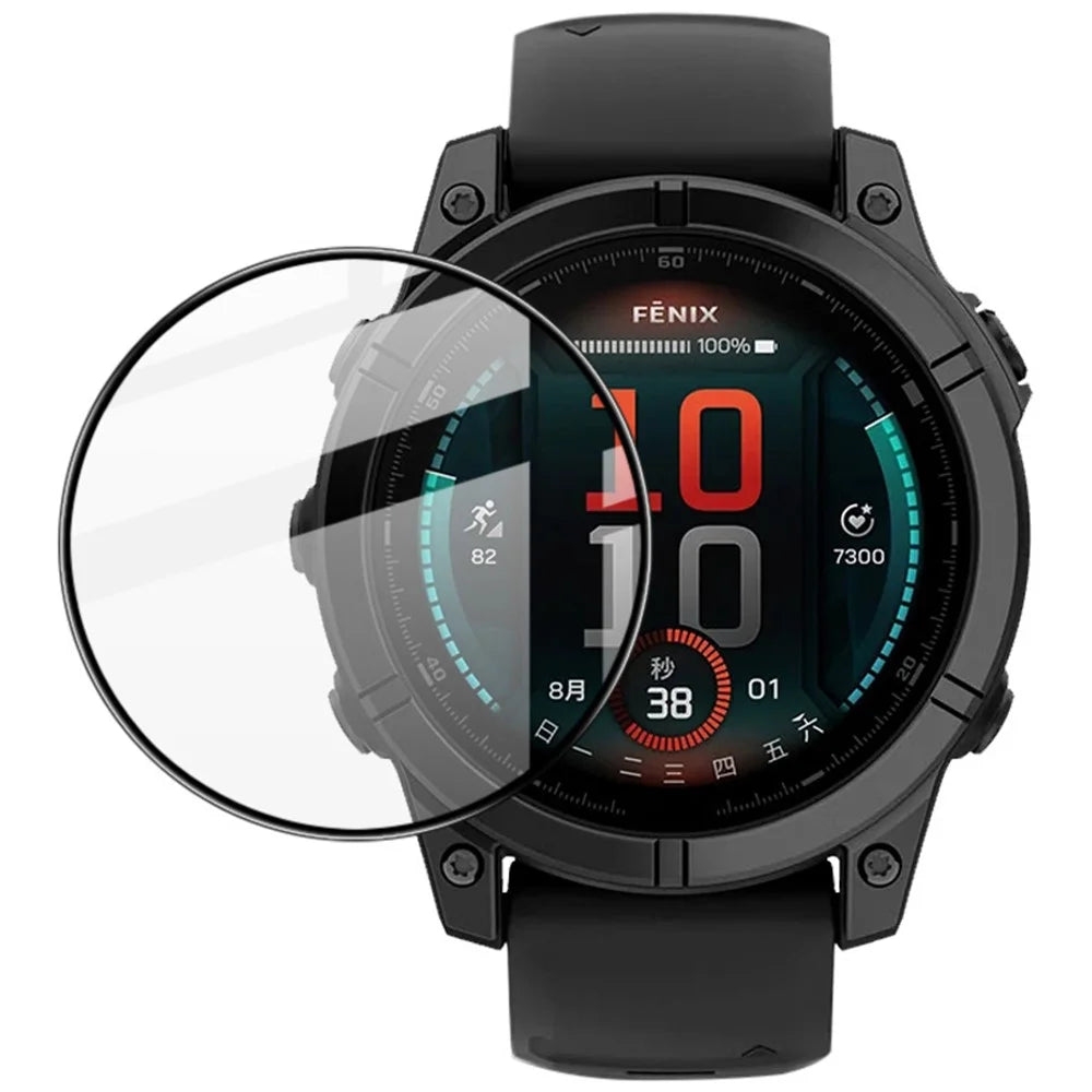 IMAK For Garmin Fenix E 47mm Screen Protector Anti-Scratch PMMA Watch Film - 1