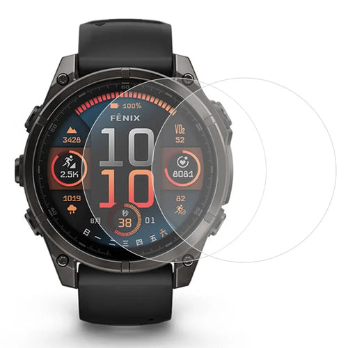 2Pcs For Garmin Fenix 8 Pro MicroLED 51mm / 8 Pro AMOLED 51mm / 8 51mm Watch Screen Protector Clear TPU Film - 1