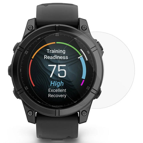 2Pcs For Garmin Fenix E 47mm Screen Protector Tempered Glass 2.5D HD Watch Screen Film - 1