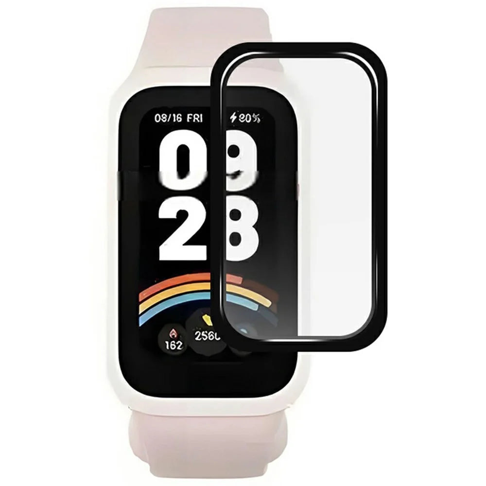 RURIHAI For Xiaomi Smart Band 9 Active Watch Screen Protector 3D PMMA Full Glue Film - 1