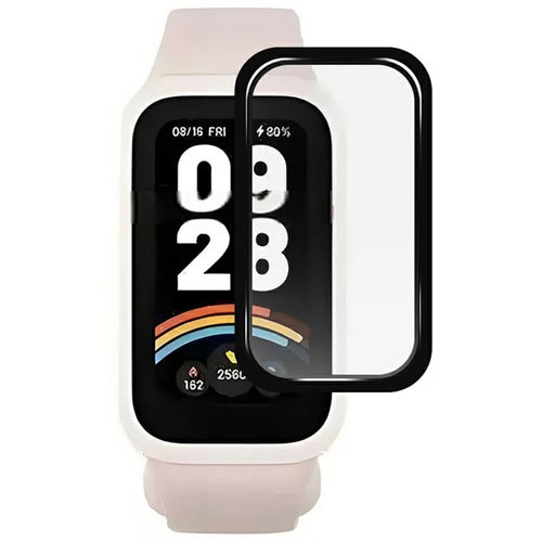RURIHAI For Xiaomi Smart Band 9 Active Watch Screen Protector 3D PMMA Full Glue Film - 1