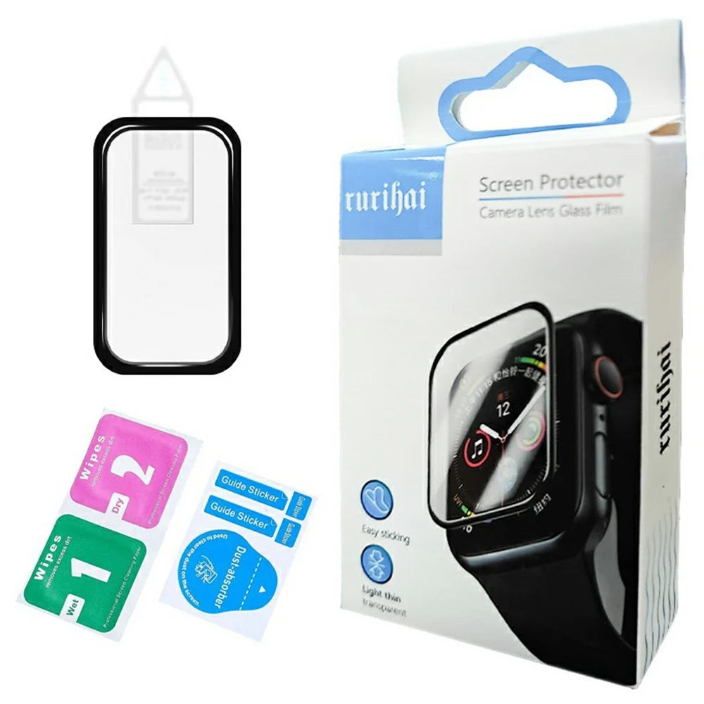 RURIHAI For Xiaomi Smart Band 9 Active Watch Screen Protector 3D PMMA Full Glue Film - 5