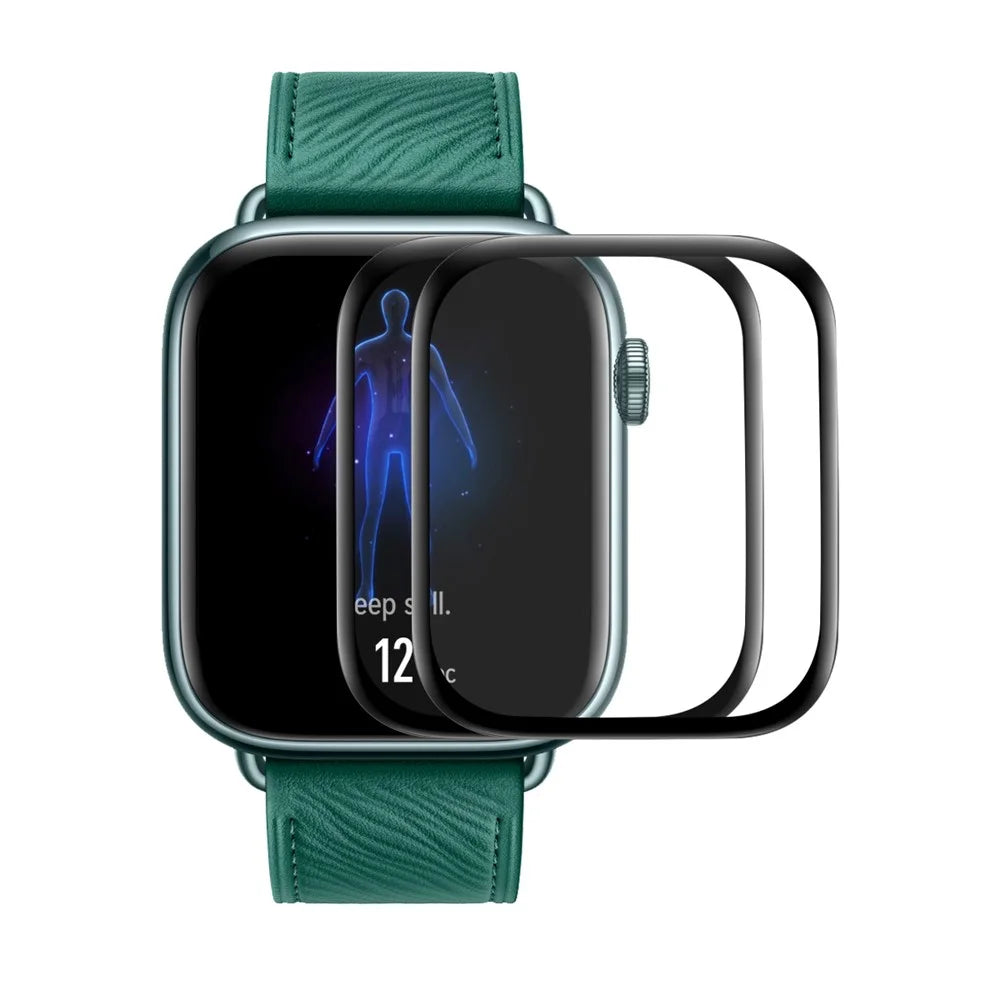 ENKAY HAT PRINCE For Honor Watch 5 2Pcs Screen Protector   3D Curved PC + PMMA Ultra Clear Film - Transparent - 1