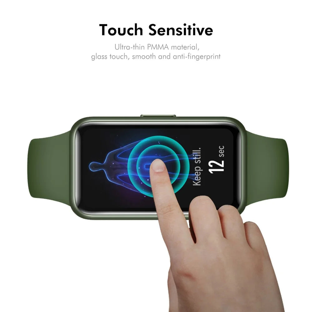 ENKAY HAT PRINCE For Xiaomi Smart Band 9 Active 2Pcs Screen Protector   3D Curved PC + PMMA Ultra Clear Film - Transparent - 5