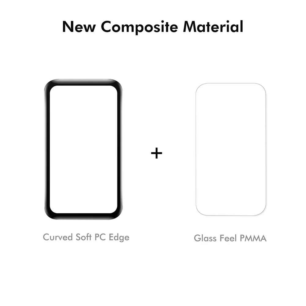 ENKAY HAT PRINCE For Xiaomi Smart Band 9 Active Screen Protector   3D Curved PC + PMMA Ultra Clear Film - Transparent - 3