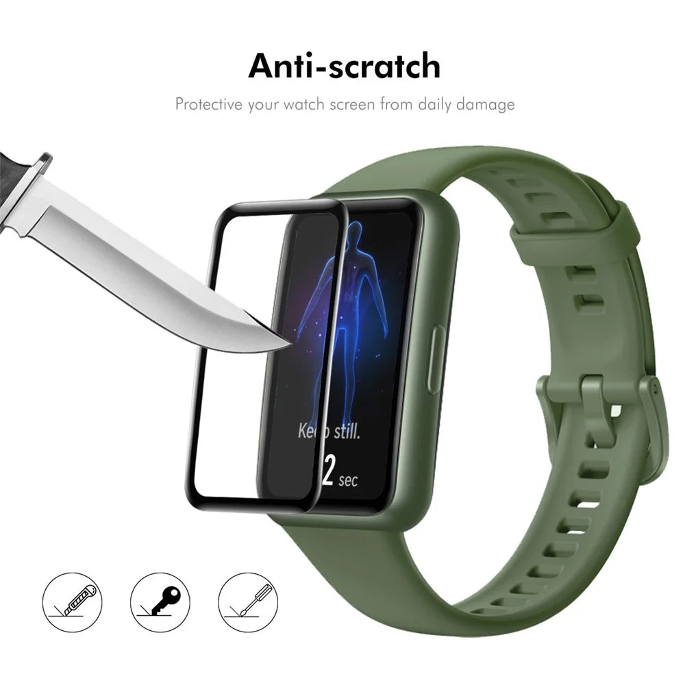 ENKAY HAT PRINCE For Xiaomi Smart Band 9 Active Screen Protector   3D Curved PC + PMMA Ultra Clear Film - Transparent - 6