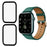2Pcs / Pack For Honor Watch 5 Watch Screen Protector HD Clear PMMA Film (Black Edge) - Black - 1