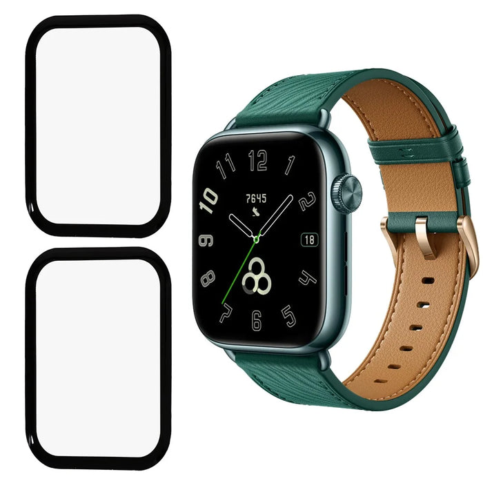 2Pcs / Pack For Honor Watch 5 Watch Screen Protector HD Clear PMMA Film (Black Edge) - Black - 1