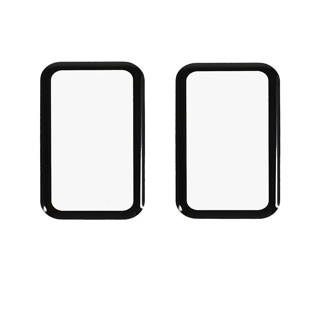 2Pcs / Pack For Xiaomi Smart Band 9 Pro Watch Screen Protector HD Clear PMMA Film (Black Edge) - Black - 2