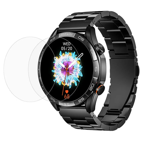 2Pcs For Haylou Solar 5 Screen Protector Tempered Glass 2.5D HD Watch Screen Film - 1