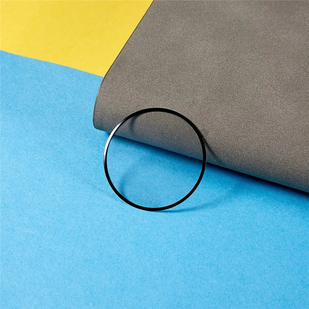 2Pcs  /  Pack For Haylou Solar 5 Watch Screen Protector HD Clear PMMA Film (Black Edge) - 3