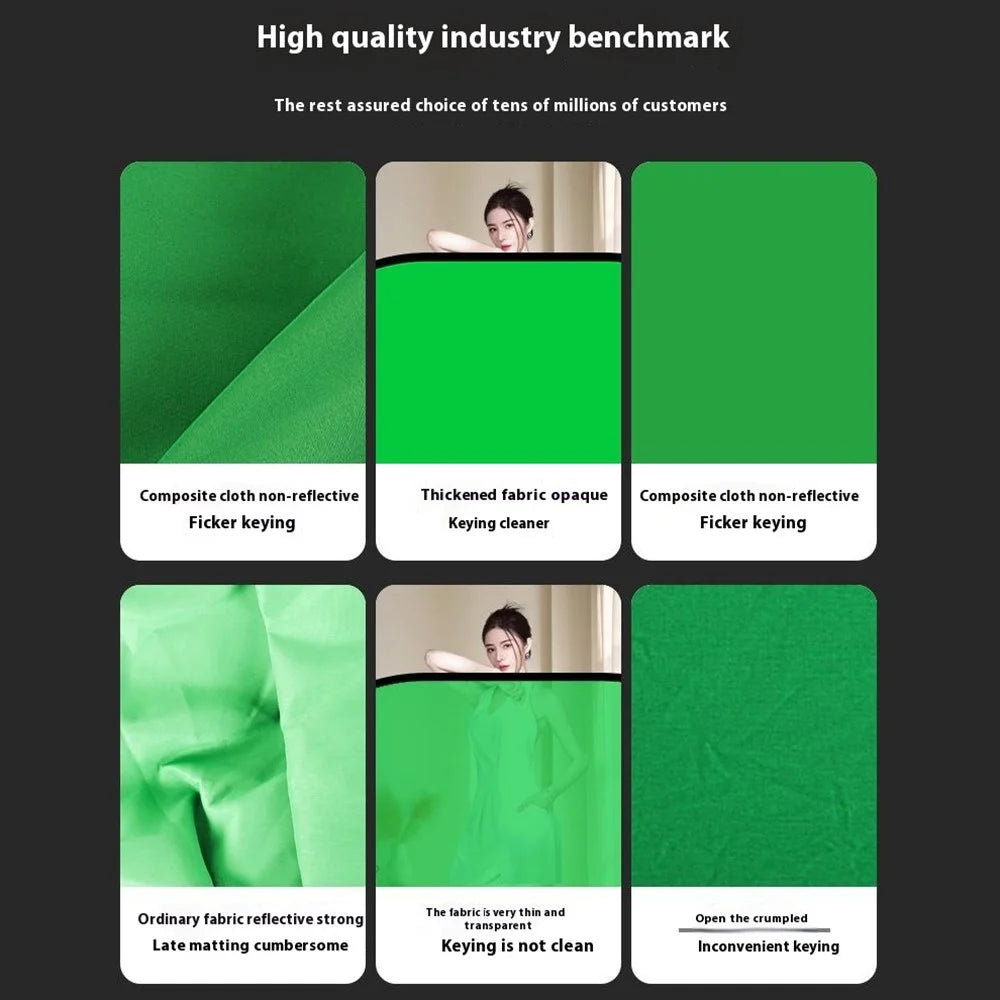 100 x 150cm Photography Backdrop Board Blue and Green Double Sided Collapsible Background Plate - 5