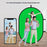 150 x 200cm Photography Backdrop Board Blue and Green Double Sided Collapsible Background Plate - 2