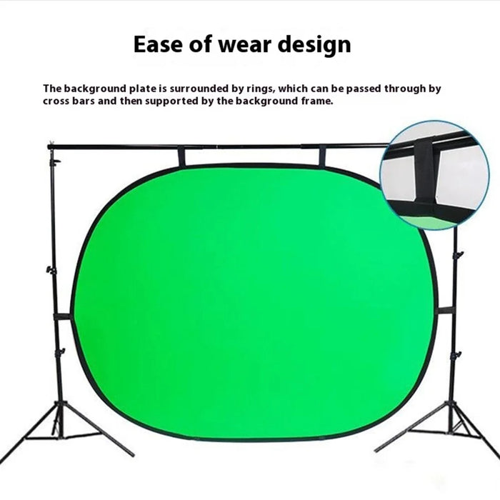 150 x 200cm Photography Backdrop Board Blue and Green Double Sided Collapsible Background Plate - 3